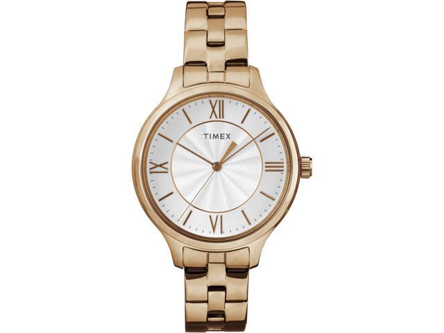 timex rose gold women's watch tw000w208