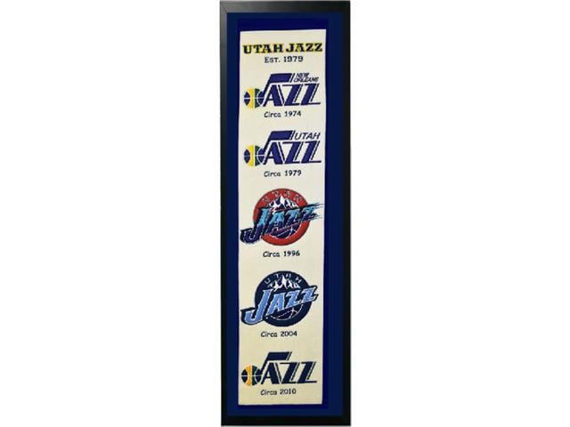 Utah Jazz Logo History Felt Banner 14 x 37 - Newegg.com