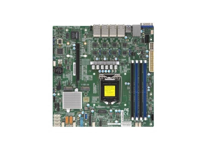 SuperMicro X11SCM Intel C246 Chipset DDR4 Socket H4 LGA-1151 microATX Motherboard X11SCM-LN8F