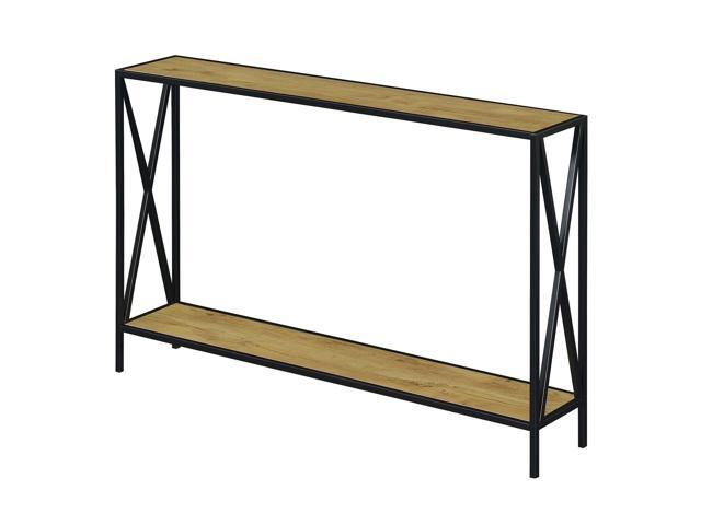 Convenience Concepts Tucson Console Table, English Oak/Black ( Pack of 2 ) - Newegg.com