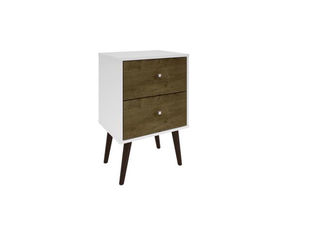 manhattan comfort liberty mid century modern nightstand