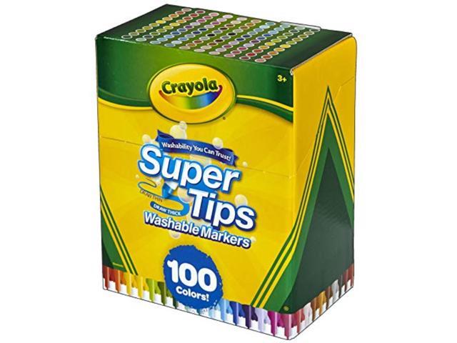 Crayola Markers Super Tips Washable 100/ST Assorted 585100 