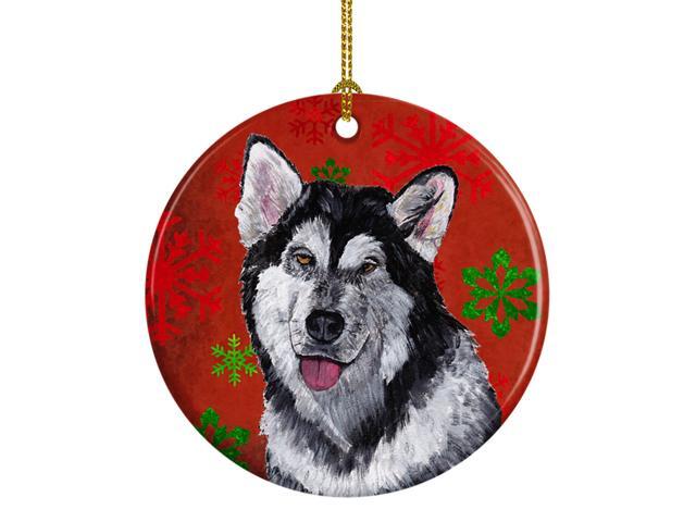 3 in Multicolor Carolines Treasures LH9347-CO1 Chinese Crested Red Snowflake Holiday Christmas Ceramic Ornament LH9347 3 in Multicolor Carolines Treasures LH9347-CO1 Chinese Crested Red Snowflake Holiday Christmas Ceramic Ornament LH9347