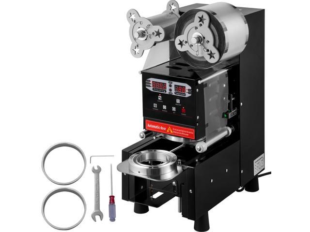 VEVOR Electric Fully-automatic Bubble Tea Cup Sealing Machine 420w 500-650 Cups/hr - Newegg.com