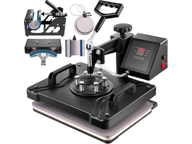 Details about   15"x15" 5IN1 Combo T-Shirt Heat Press Transfer Machine Sublimation Printer Black 
