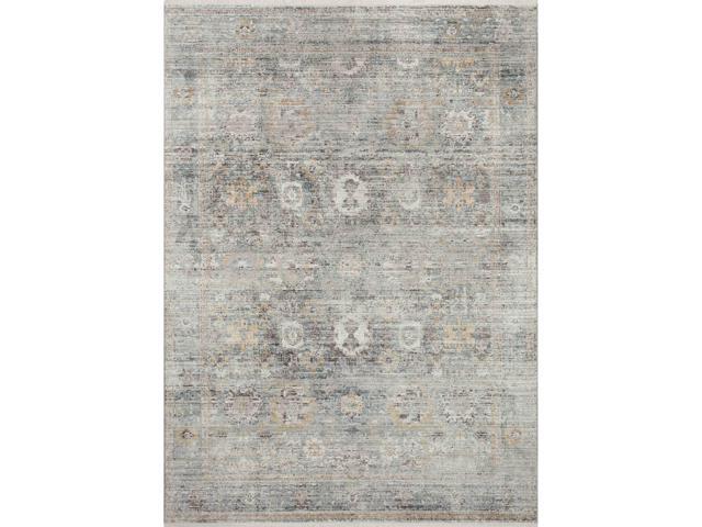 Bny 06 Teal Gold 5 3 X 7 6 Size, Teal Gold Gray Rug