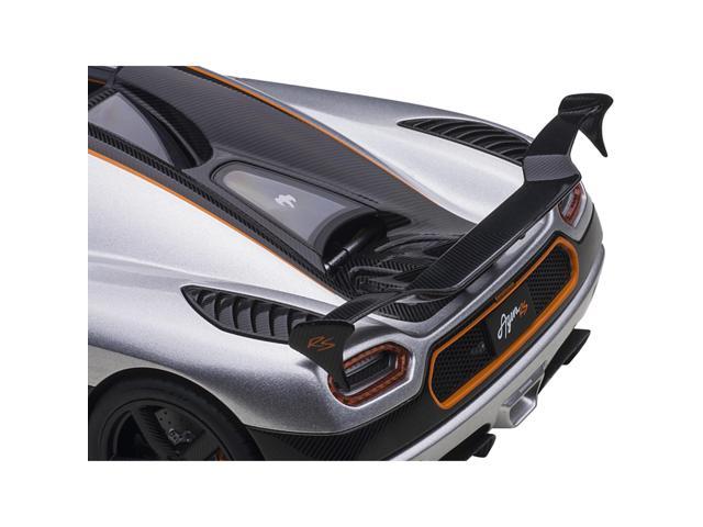 Koenigsegg Agera RS Moon Silver with Carbon and Orange Accents 1