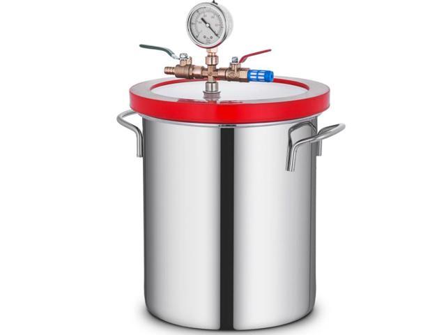 3 Gallon Vacuum Chamber Stainless Steel kit Essential Oils Degassing Urethane 