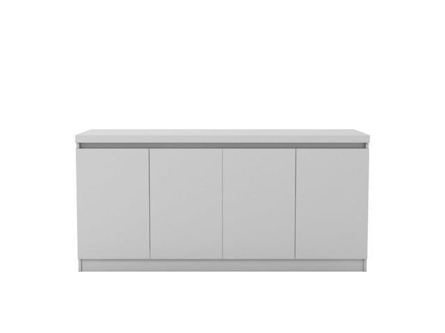 Photo 1 of * MISSING PARTS PARTIAL SET* Manhattan Comfort Viennese 62.99 in. 6-Shelf Buffet Cabinet in White Gloss