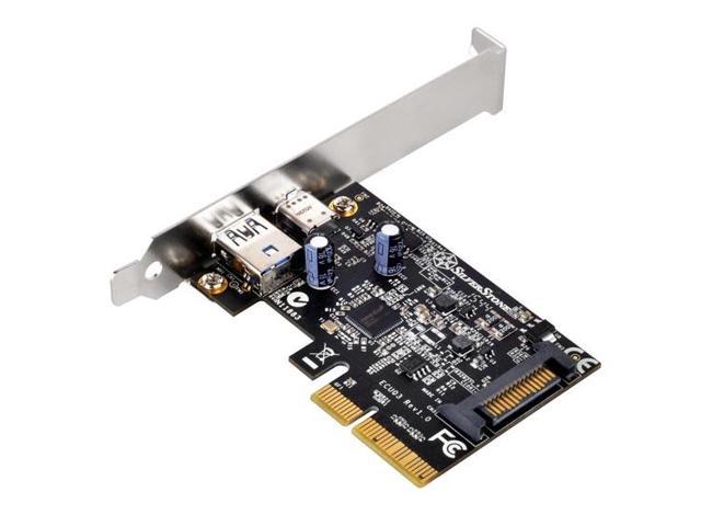 2 Ports Usb 3 1 Gen2 10gbps Type C And Type A Pci Express Card Gen2 X 2 Usb 3 1 A C Newegg Com