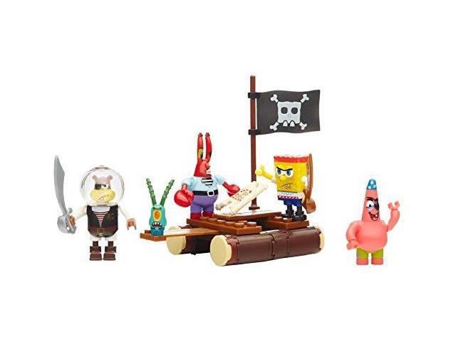 Mega Bloks Spongebob Squarepants Pirate Figure Pack Building Set Newegg Com - roblox bigfoot boarder airtime figure neweggcom