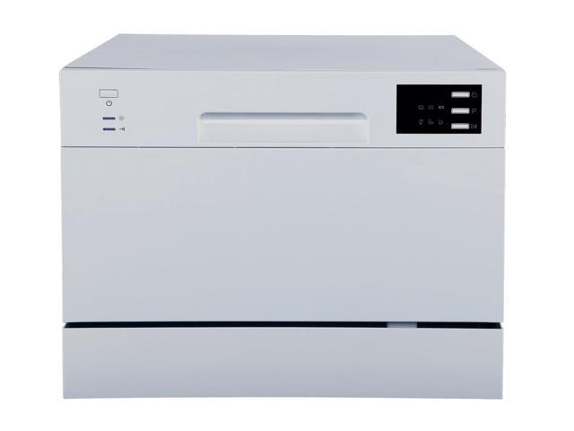 Countertop Dishwasher with Delay Start & LED - Silver