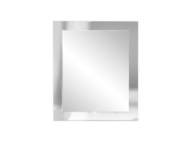 Brandtworks Bm015l Chrome Wall Mirror 38 X 32 Silver Newegg Com