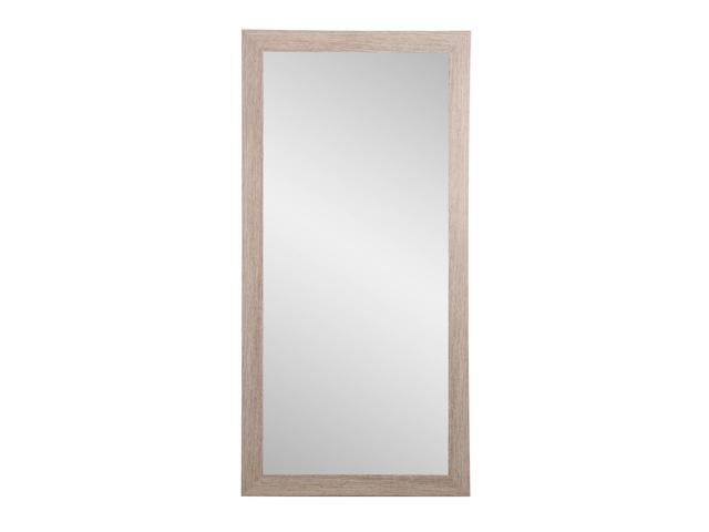 Brandtworks Shabby Chic Farmhouse Full Length Floor Vanity Wall - White Shabby Chic Full Length Mirror Brandtworks Shabby Chic Farmhouse Full Length Floor Vanity Wall - White Shabby Chic Full Length Mirror