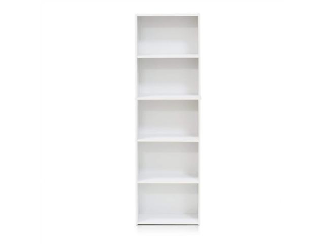 Furinno 5 Tier Reversible Color Open, Furinno 5 Tier Shelf Bookcase