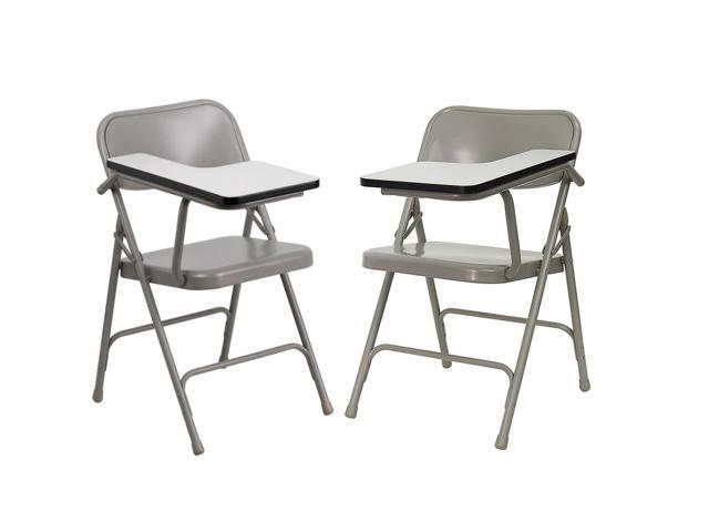 Flash Furniture Premium Steel Folding Chair With Right Handed