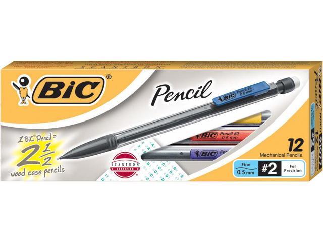 BIC Mpf11 Xtra-precision Mechanical Pencil .5mm Clear Dozen Bicmpf11 for sale online 