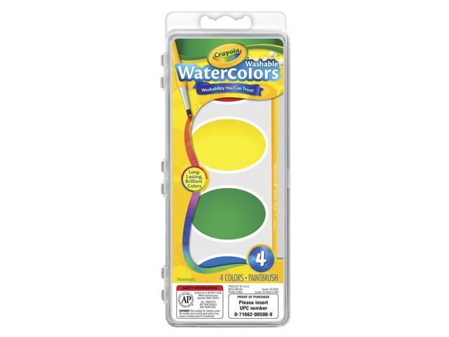 Crayola So Big Watercolors, Washable - 4 colors