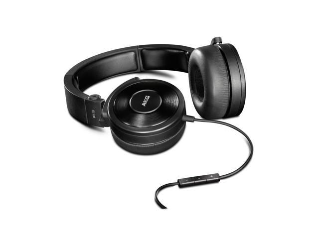 AKG K619 High-Performance DJ Headphones With In-Line Microphone - Black