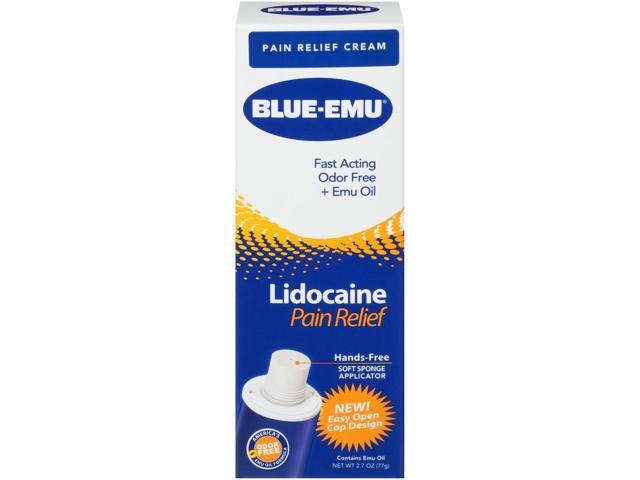 Blue-Emu Numbing Pain Relief Cream with Lidocaine - 2.7 oz - Newegg.com