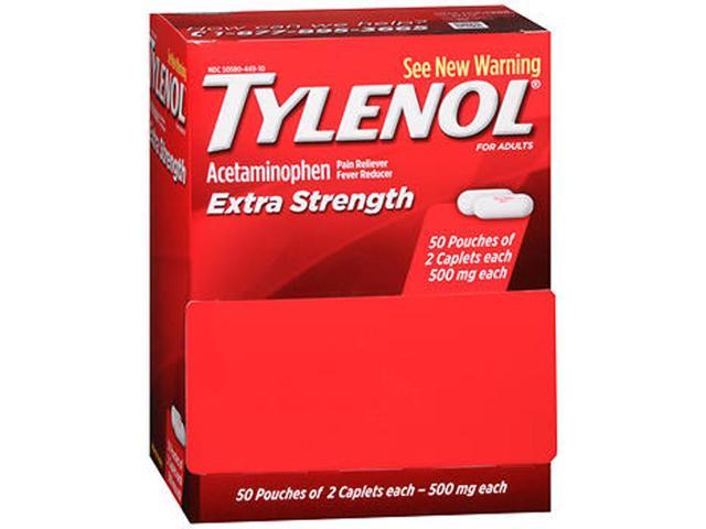 Tylenol Extra Strength Caplets - 100 ct - Newegg.com