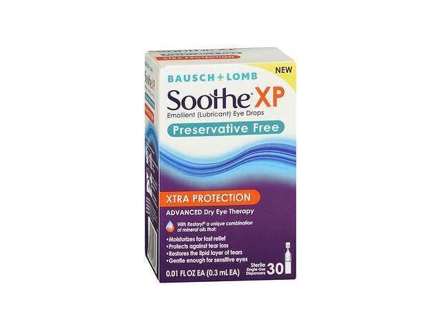Photo 1 of Bausch + Lomb Soothe XP Xtra Protection Eye Drops Preservative Free - 30 ct bb - 6 / 2022