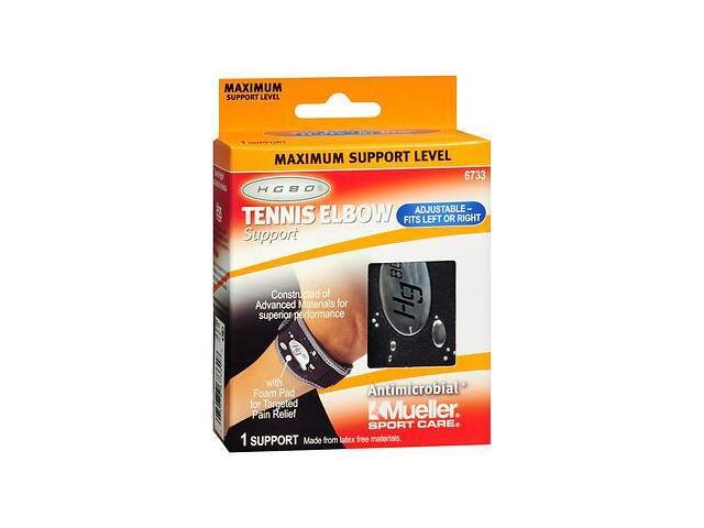 Mueller HG80 Tennis Elbow Support Black One Size 6733 - Newegg.com