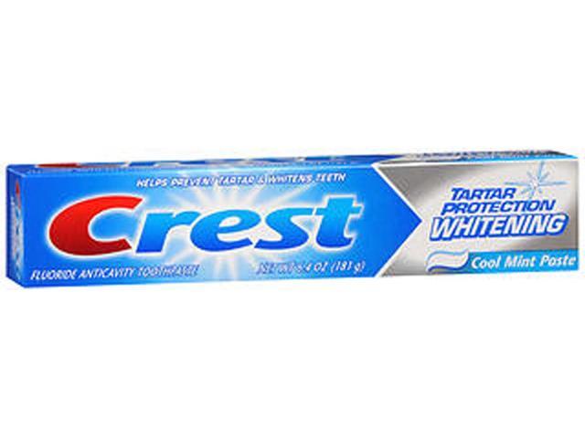 Crest Tartar Protection Toothpaste Whitening Cool Mint - 5.7 oz ...