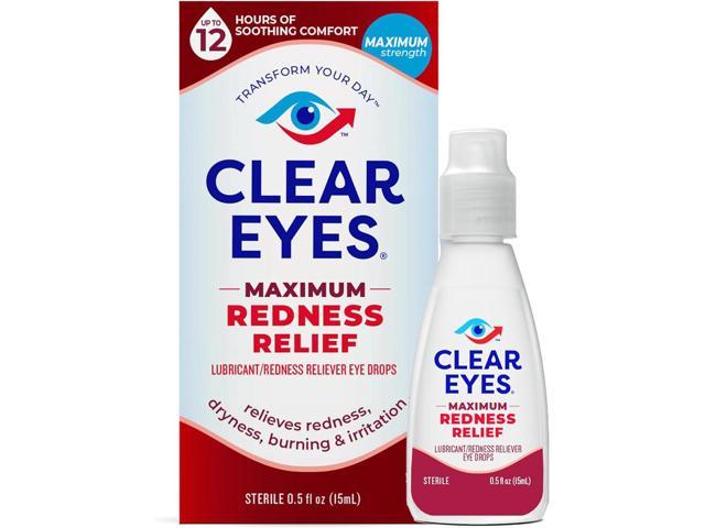 Clear Eyes Maximum Redness Relief Eye Drops - 0.5 oz - Newegg.com