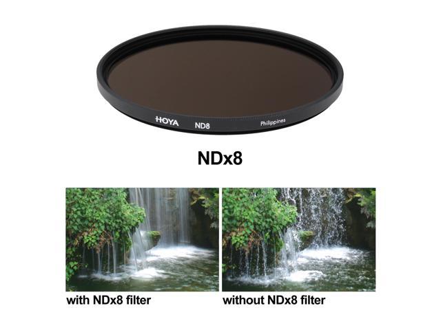 Hoya 55mm 3 Digital Filter Set with Pouch HMC UV/Circular Polarizer / ND8 