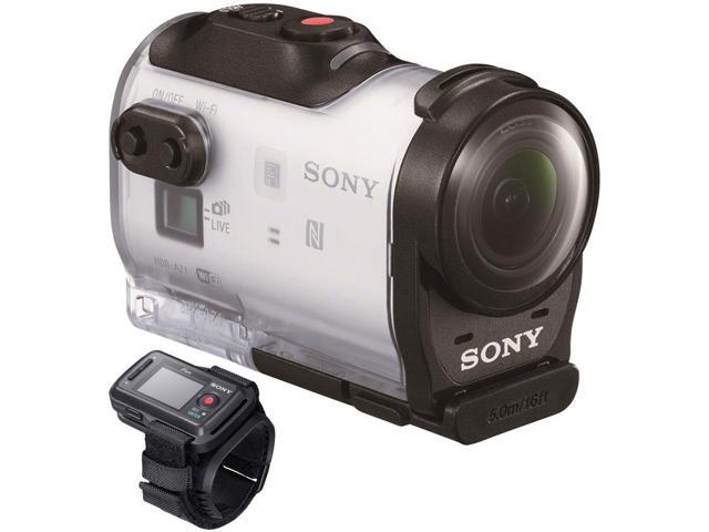 Sony HDR-AZ1 Mini Action Camera - White, with Live Remote