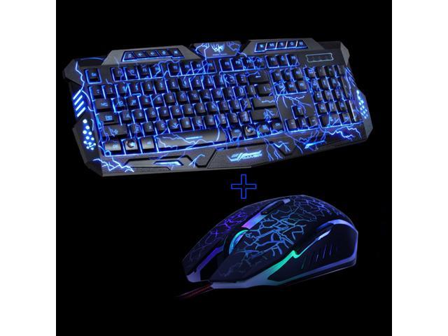 gaming keyboard and mouse purple