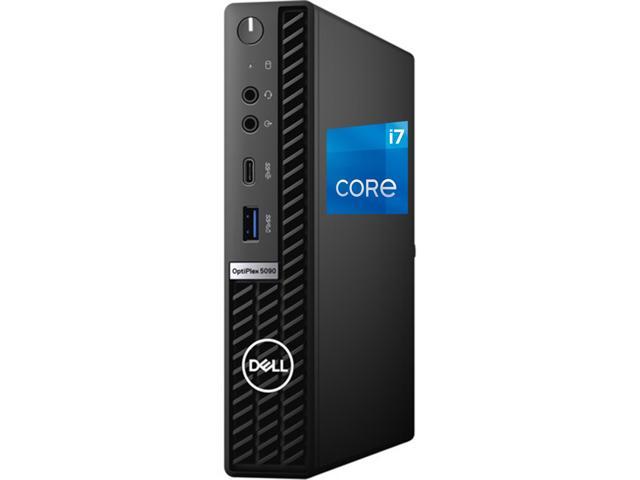 Dell OptiPlex 5090 Micro Desktop Computer, Intel Core i7-10700 - 16GB RAM,  1TB NVMe SSD, AC Wi-Fi, Bluetooth, USB Type-C, DisplayPort, HDMI, VGA -