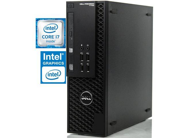 Refurbished Dell Precision T1700 Workstation Quad Core I7 4770 Upto 3 9ghz 16gb Ram 512gb Ssd 500gb Hdd Hd Graphics 4k 3 Monitor Support 2x Dp 1x Vga Wifi Bt 4 Dvd Rw Usb 3 0 Win