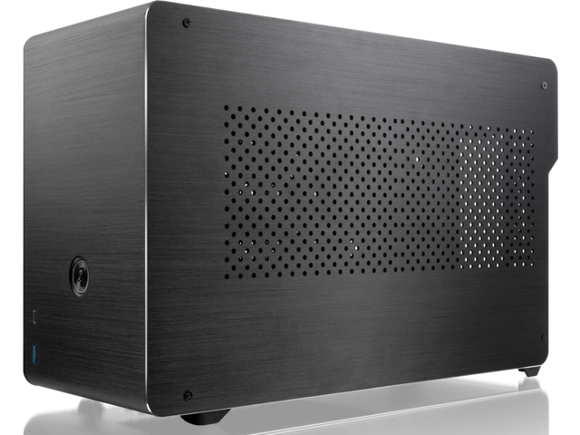 RAIJINTEK OPHION ALS, a SFF case (Mini-ITX) Solid Alu panel, is designed to fulfill a smallest case built with max. possibility high-end and gaming components.