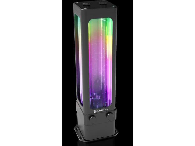 ANTILA D5 EVO RBW, a D5 Level Pump w/ 220mm Glass Reservoir, Integrated 5V ARGB LED Light Cap, Super Flow Discharge 1500L/H, Pressure Head 13feet (4 meter), Reliable Alu. Housing, light weighted POM