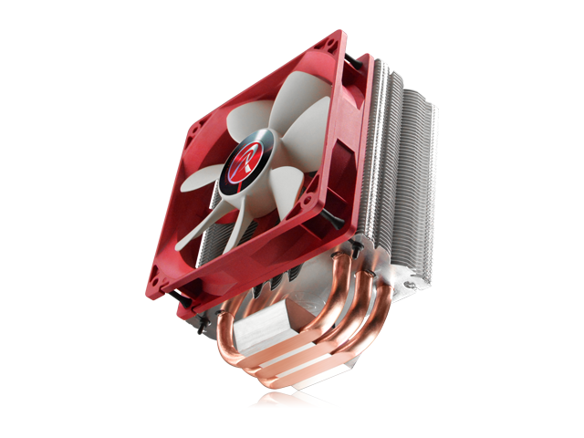 RAIJINTEK THEMIS, 3pcs 8mm Heat-Pipe, 12025 PWM Fan, Option To Install Dual Fans, Slim Type 120mm Heat-Sink(D:50mm), Multiple Mounting Kits for Intel & AMD, Easy installation and User friendly design