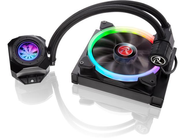 RAIJINTEK ORCUS 120 RBW, an AIO Water cooler for CPU, with  12025 ARGB PWM Fan, Copper water block, Durable and reliable PUMP, Rotating Blade with ARGB LED, Compatible with Intel & AMD Socket CPU