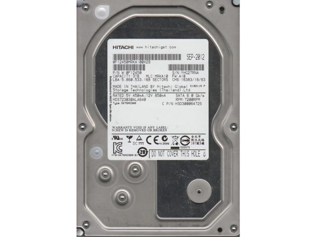 Hitachi GST Deskstar 7K3000 HDS723030ALA640 (0F12450) 3TB 7200 RPM