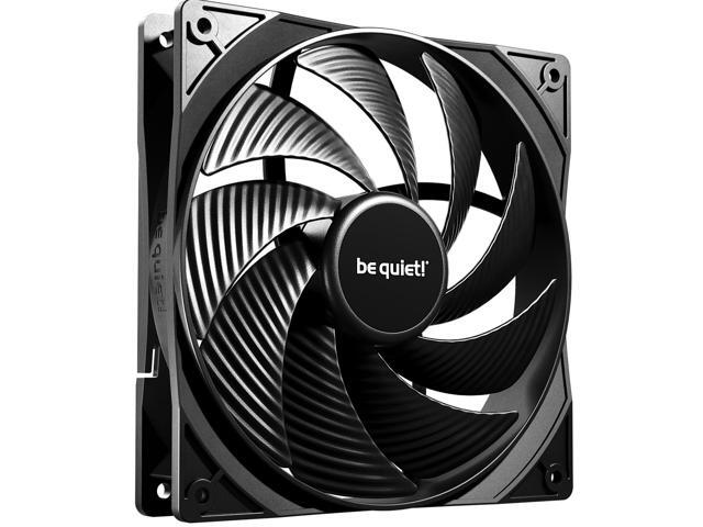 Pure Wings 3 | 140mm Case Fan | High Performance Cooling Fan | Compatible with Desktop | Low minimum rpm | Low Noise | Black | BL107