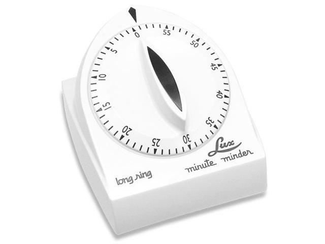 Lux Mechanical Extended Ring Timer - White