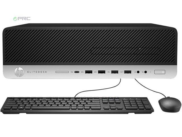 HP EliteDesk 800 G4 SFF Desktop - 8th Gen Intel Hexa-Core(6 Cores) i5-8500 up to 4.10 GHz 32 GB DDR4 128 GB SSD DVD-R WiFi/BT Windows 11 Pro