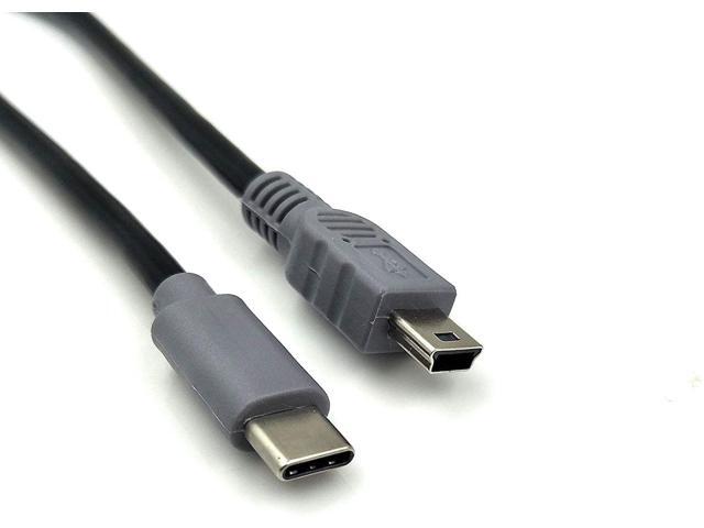 Duttek Type C USB C Male To Mini USB 5 Pin Male On The go Data 