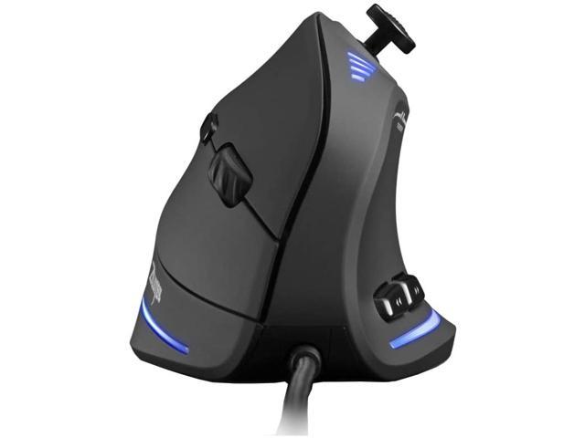 Wired Vertical Gaming Mouse with Joystick RBG Gaming Upright Optical
