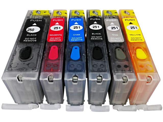 Hemeiny Compatible Refillable Ink Cartridge Replacement For Canon Pgi 250 Cli 251 Pgi 250xl Cli 6781