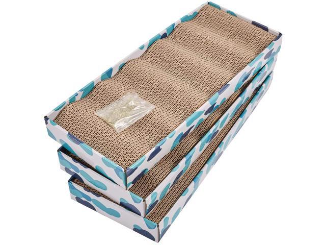 corrugated scratching pad