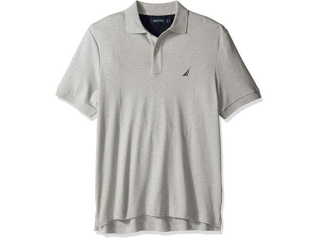 nautica men's classic short sleeve solid polo shirt