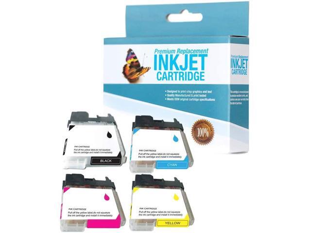 LC20EY for Use with MFC-J5920DW LC20EBK USA Advantage Compatible Ink Cartridge Replacement for Brother LC20E C,M,Y,K,4 Pack LC20EM LC20EC