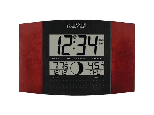 La Crosse Technology Ws 8117u It C Digital Atomic Wall Clock Indoor La Crosse Technology Ws 8117u It C Digital Atomic Wall Clock Indoor