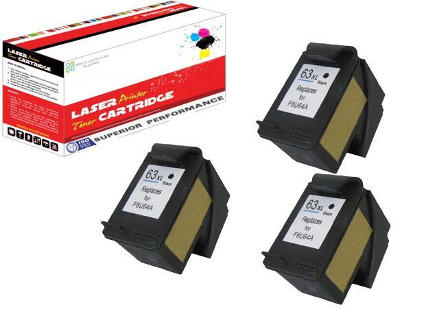 5PK 63XL Black Ink Cartridges for HP Deskjet 1110 1112 2130 3630 3632 3634 3636